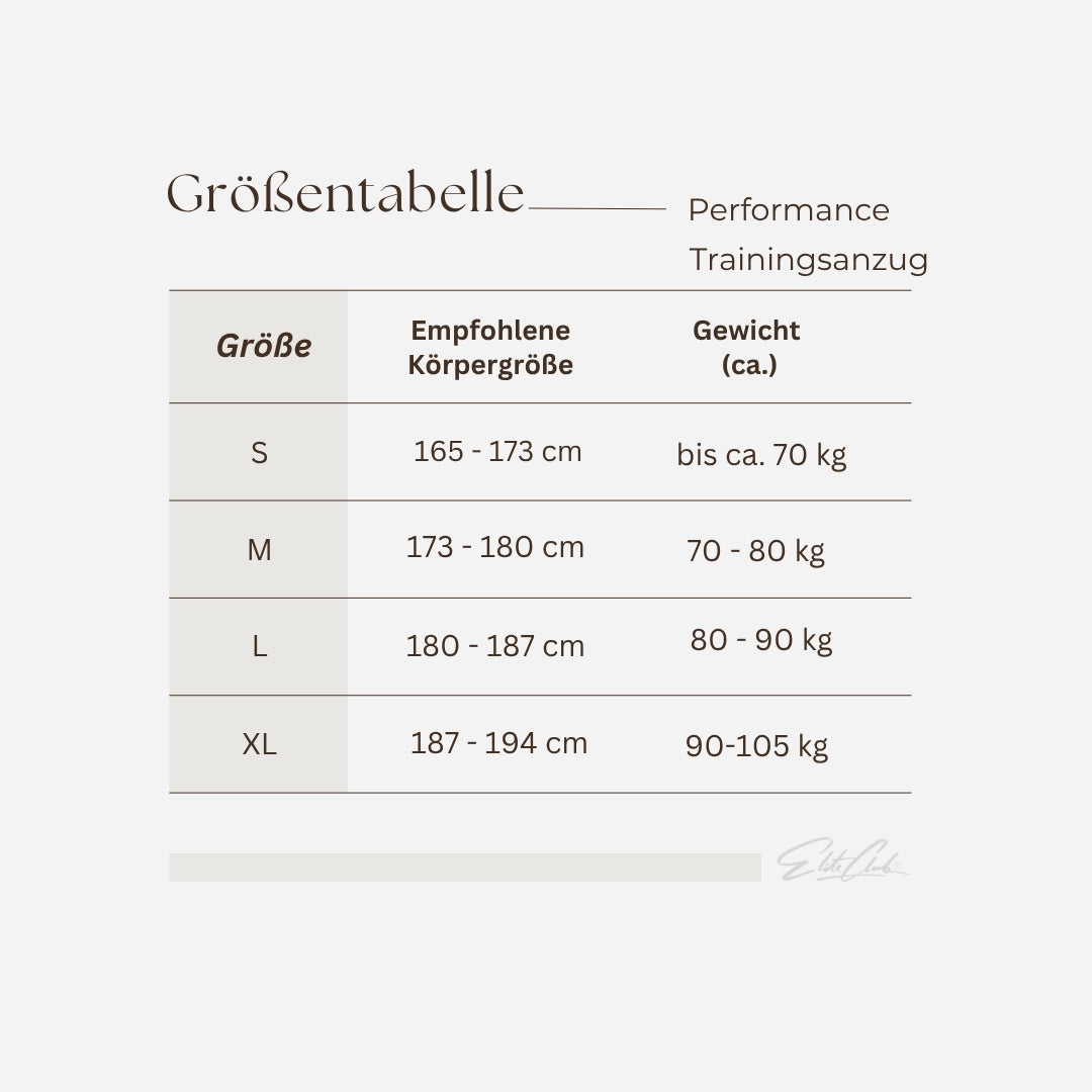Performance Trainingsanzug Herren - Off-White | Elite Club
