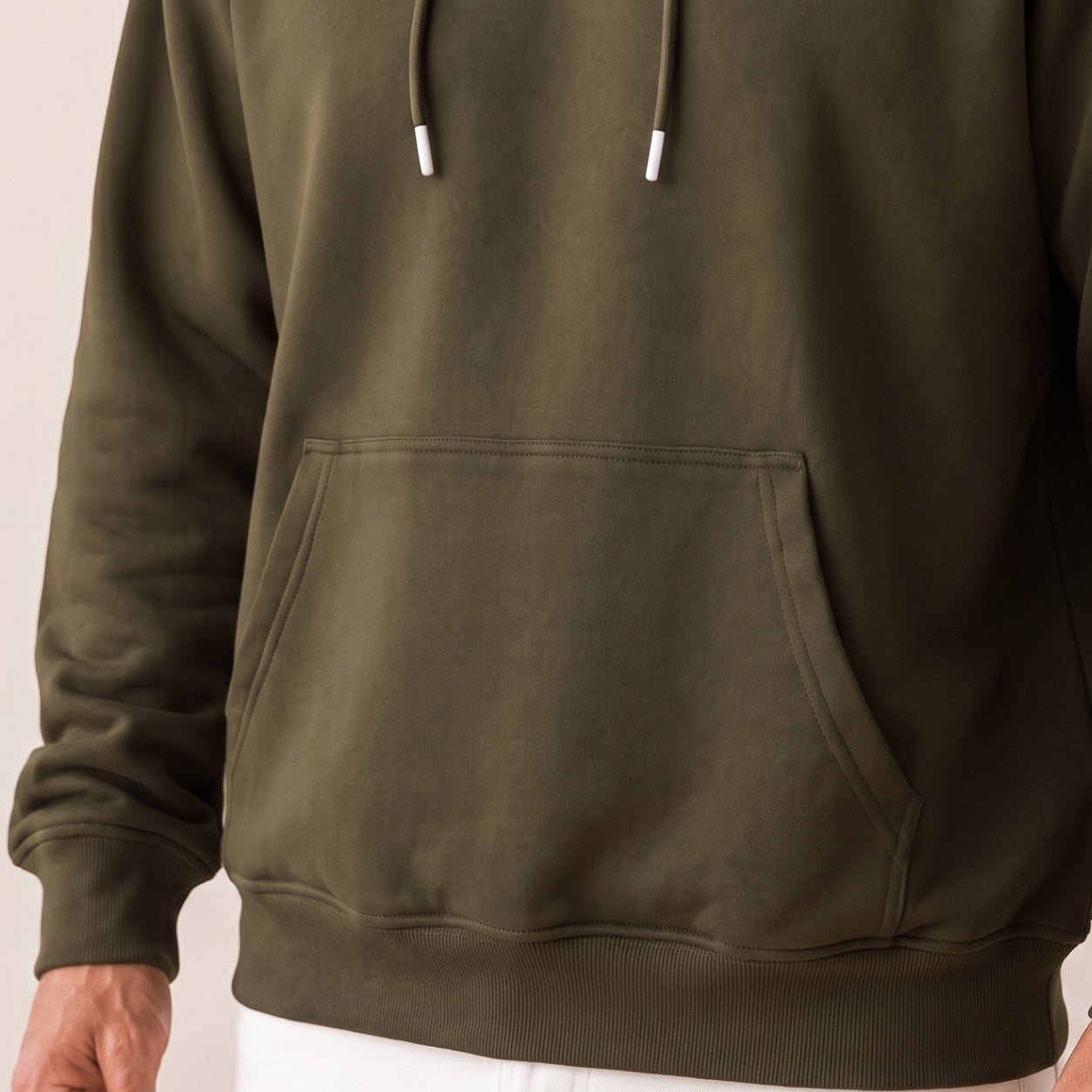 Oversize Hoodie Herren Olivgrün – ALPHA MOOD. | Elite Club