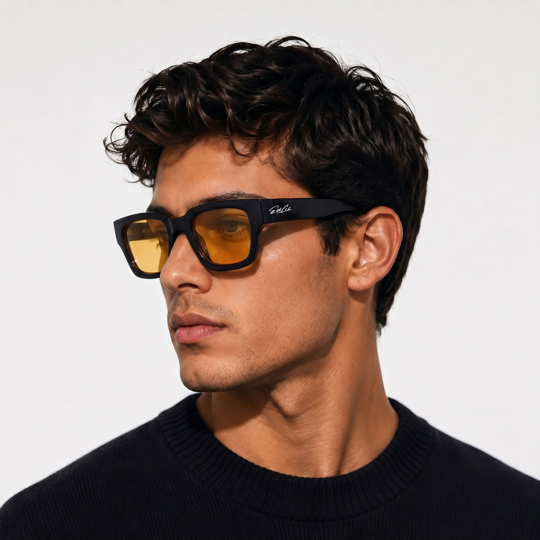 Elite Club Vision Sonnenbrille Schwarz | Orange Gläser