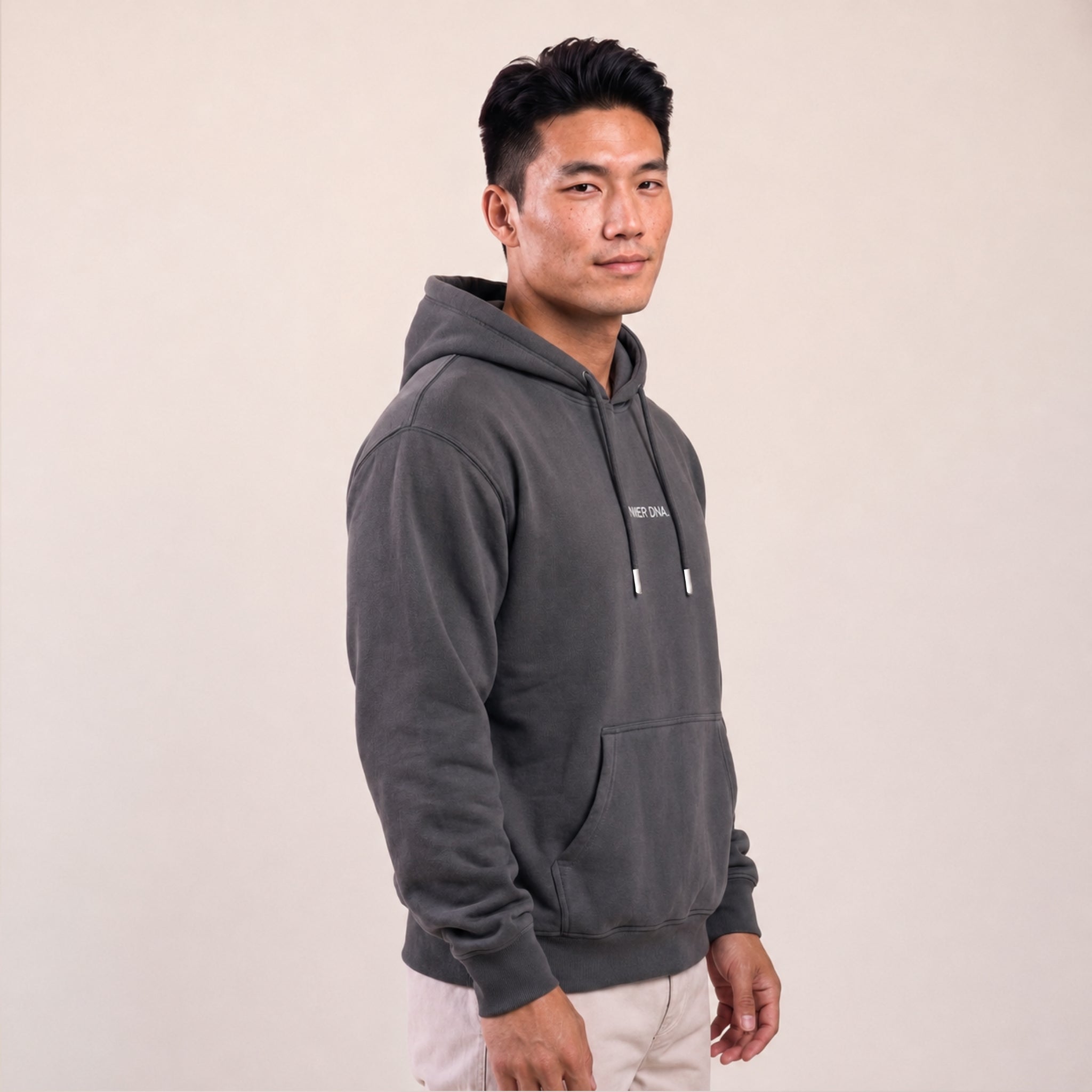 Oversize Hoodie Herren Anthrazit – WINNER DNA. | Elite Club