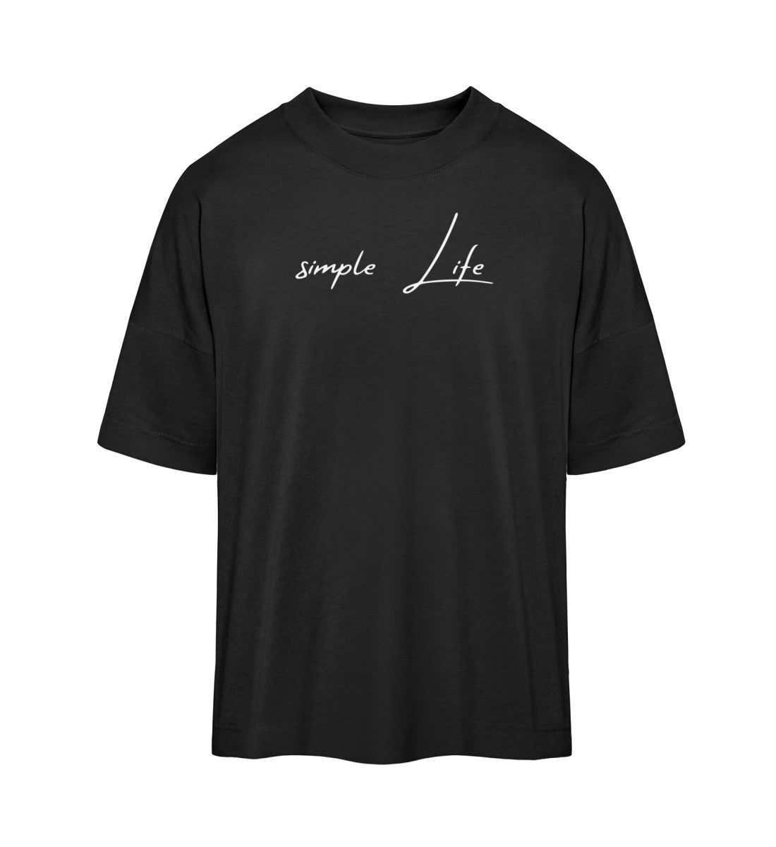 Simple life Oversized T-Shirt Buy organic cotton online – Elite Club