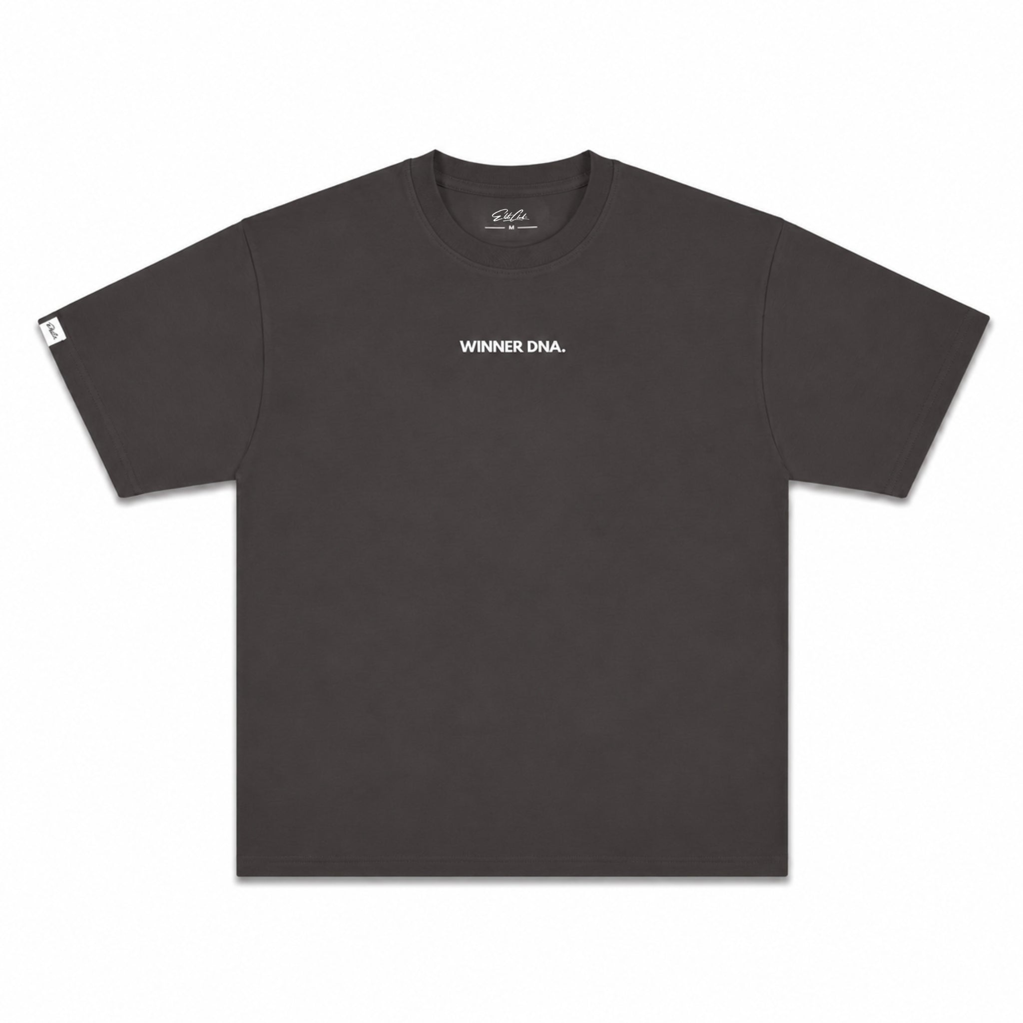 Heavy Oversize T-Shirt Herren 100% Baumwolle Anthrazit WINNER DNA – Produktfoto freigestellt