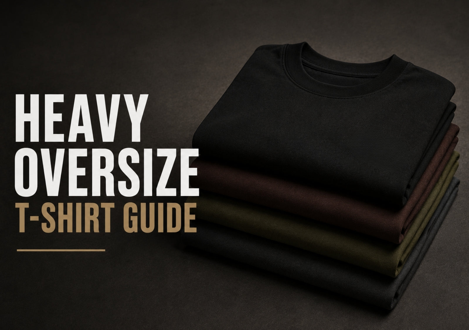 Heavy Oversize T-Shirt Herren 300 GSM Elite Club, Schnitt und Stoffgewicht im Vergleich