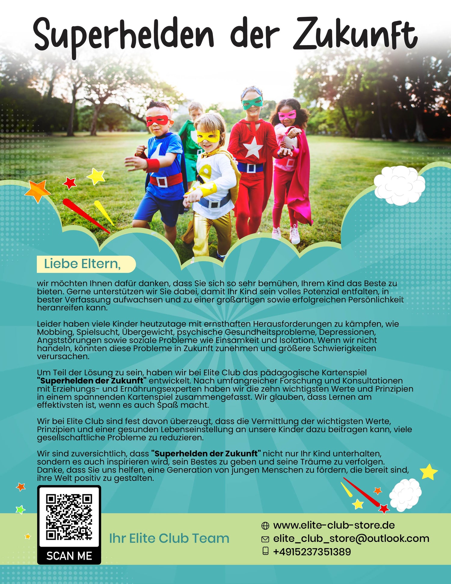 Lernspiel - Superhelden der Zukunft