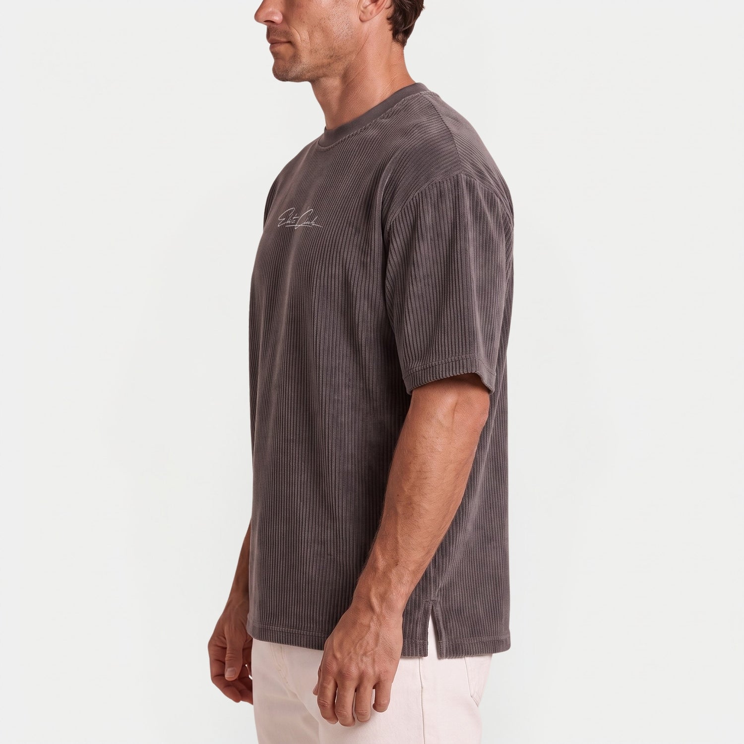 Cord Oversize T-Shirt Herren – Heavy Fit Streetwear | Elite Club