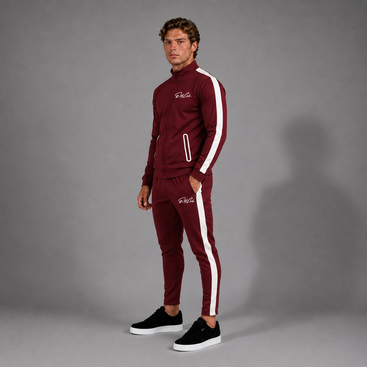 Performance Trainingsanzug Herren - Burgundy | Elite Club