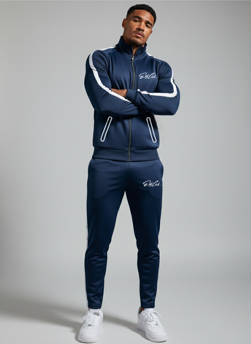 All-in tracksuit for men in dark blue