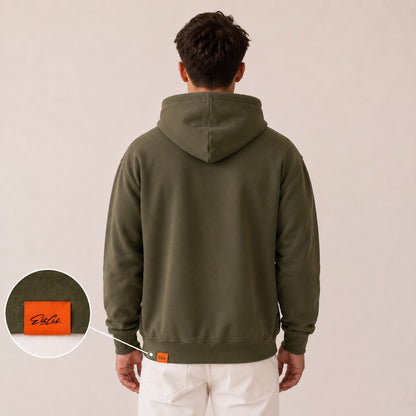 Oversize Hoodie Herren Olivgrün – ZERO DOUBT. | Elite Club