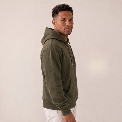 Oversize Hoodie Herren Olivgrün – ALPHA MOOD. | Elite Club