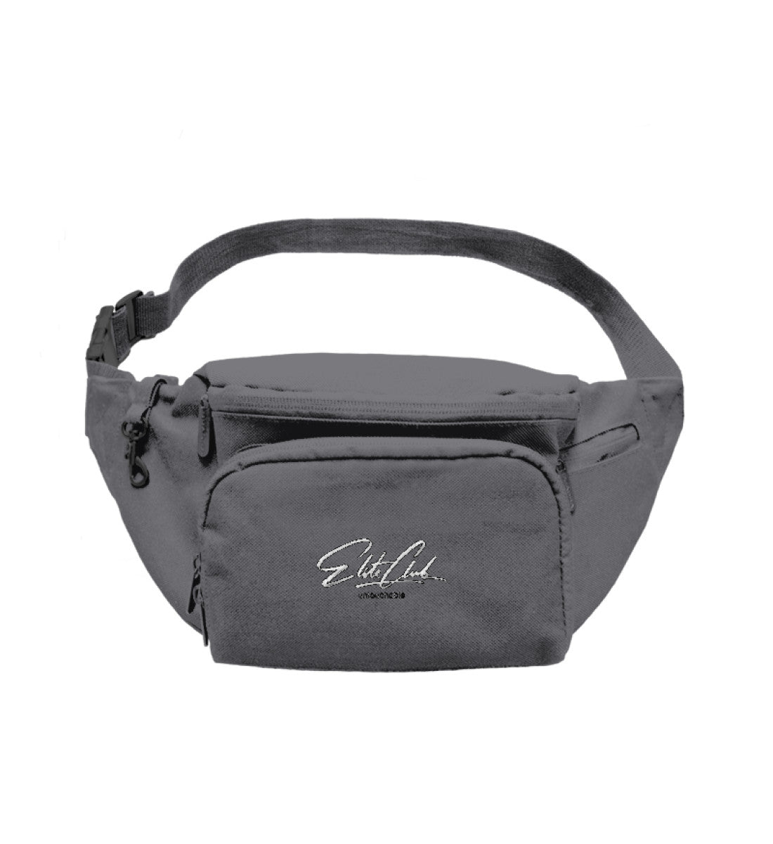 Graue Gürteltasche veredelt mit einem Kalligraphie Design