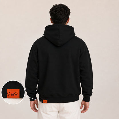 Oversize Hoodie Herren Schwarz – BUILT DIFFERENT. | Elite Club