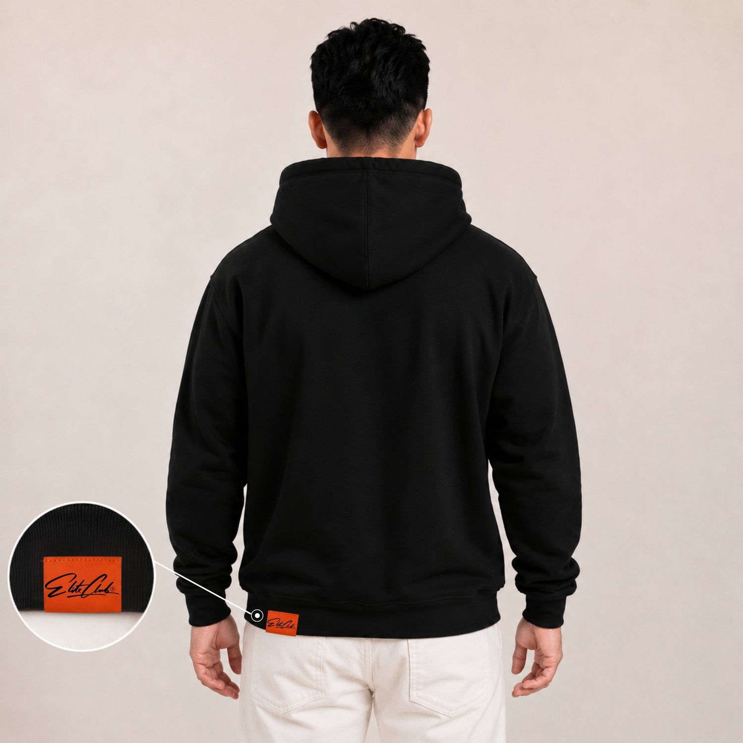 Oversize Hoodie Herren Schwarz – LEGEND. | Elite Club
