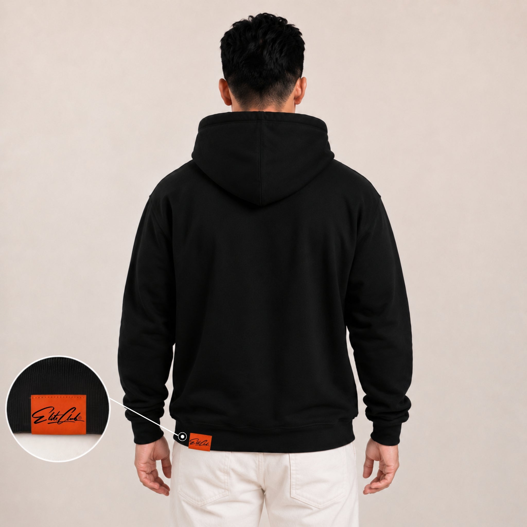 Oversize Hoodie Herren Schwarz – LEGEND. | Elite Club