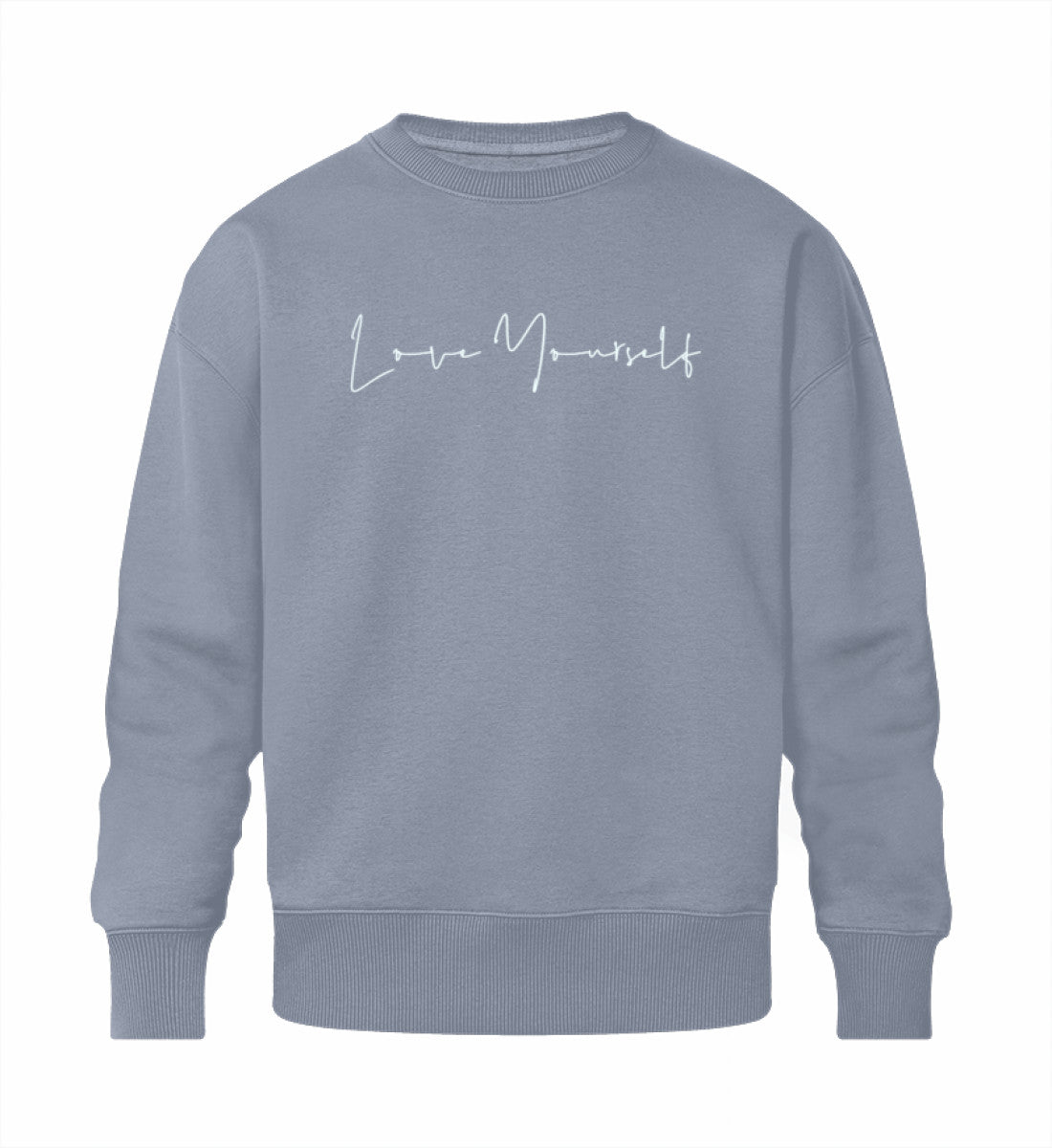 Retro-inspiriertes Männer Sweatshirt aus Bio-Baumwolle mit Signature-Element.