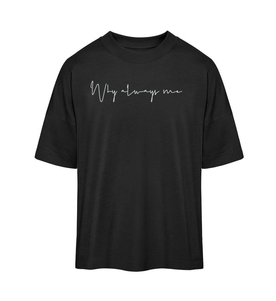 Nachhaltiges Oversized T-Shirt in Schwarz aus Bio-Baumwolle