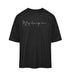 Nachhaltiges Oversized T-Shirt in Schwarz aus Bio-Baumwolle