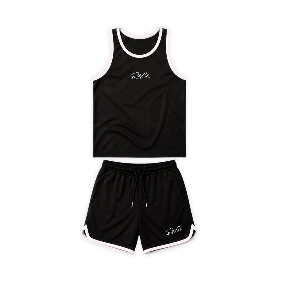 Gym Tanktop und Shorts Set Herren Schwarz von Elite Club ®, Ansicht 1