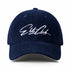 Baseball Cap Herren Cord Navy Marineblau aus Cordstoff mit gesticktem Logo