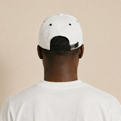 Baseball Cap Herren Distressed Black &amp; White – Ansicht 3