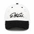 Baseball Cap Herren Distressed Black & White mit gesticktem Logo im Used-Look aus Baumwolle