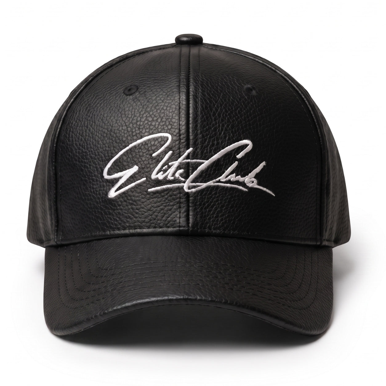 Baseball Cap Herren Leather Edition Schwarz im Leder-Look – Ansicht 4