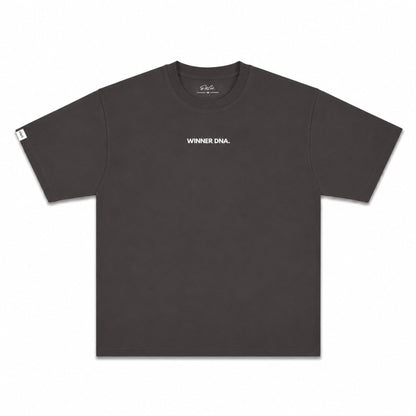 Heavy Oversize T-Shirt Herren 100% Baumwolle Anthrazit WINNER DNA – Produktfoto freigestellt
