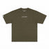 Heavy Oversize T-Shirt Herren 100% Baumwolle Olivgrün ALPHA MOOD – Produktfoto freigestellt