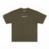 Heavy Oversize T-Shirt Herren 100% Baumwolle Olivgrün ZERO DOUBT – Produktfoto freigestellt