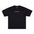 Heavy Oversize T-Shirt Herren 100% Baumwolle Schwarz BUILT DIFFERENT – Produktfoto freigestellt