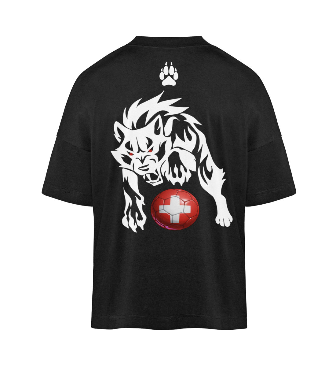 oversized t-shirt aus bio baumwolle veredelt mit einem design umweltfreundlich hochwertig und bequem