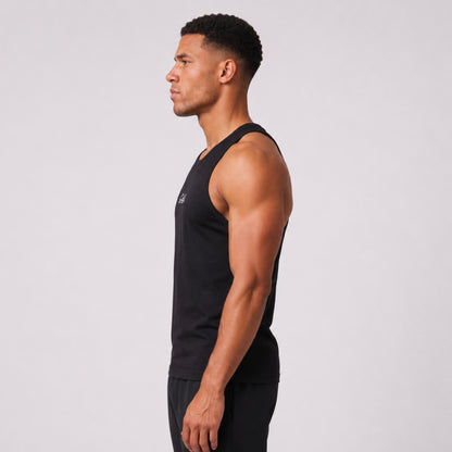 Gym Tanktop Herren Schwarz Performance – Ansicht 3