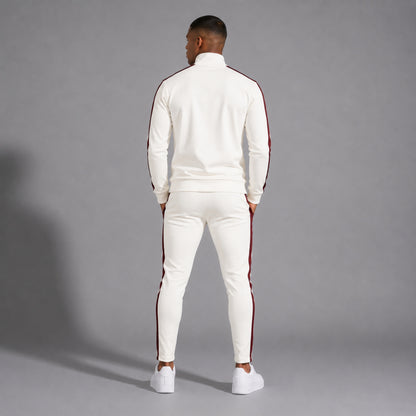 Trainingsanzug Herren Off-White Slim Fit Tracksuit von Elite Club ®, Rückansicht